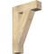 Ekena Millwork Traditional Block Rough Sawn Bracket, Douglas Fir, 4"W x 16"D x 24"H BKT04X16X24TRA05RDF - alternate 1